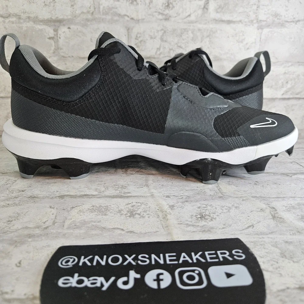 Nike Force Trout 9 Pro MCS Low Black Baseball Cleats FB2908 001 Men's Size 12